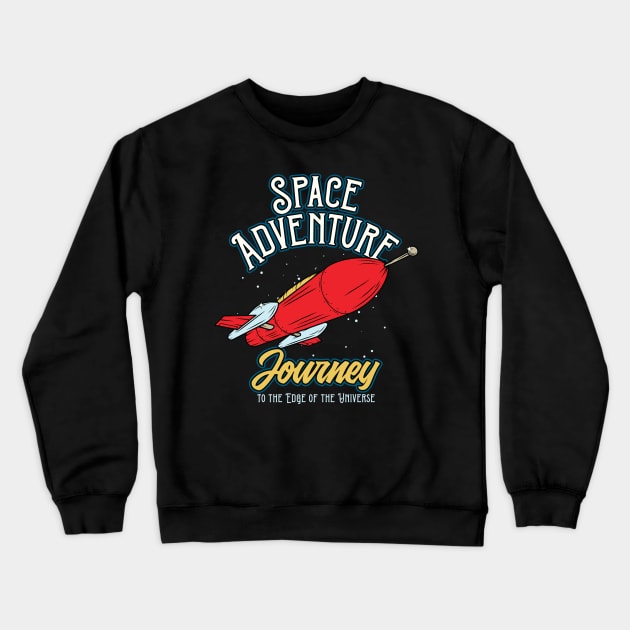 Space Adventure Crewneck Sweatshirt by CyberpunkTees